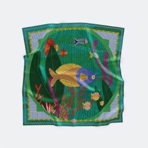 Pañuelo pez verde